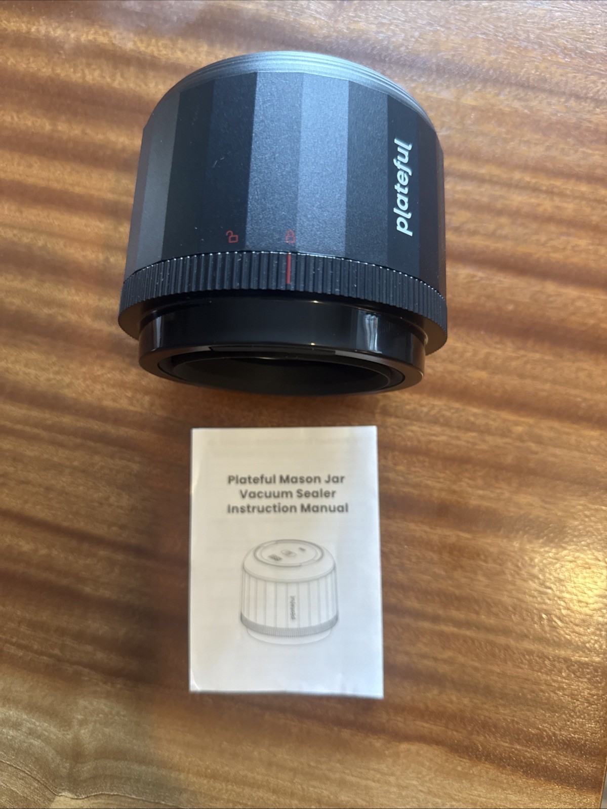 Plateful Electric Mason Jar Vacuum Sealer Kit Lids Included
