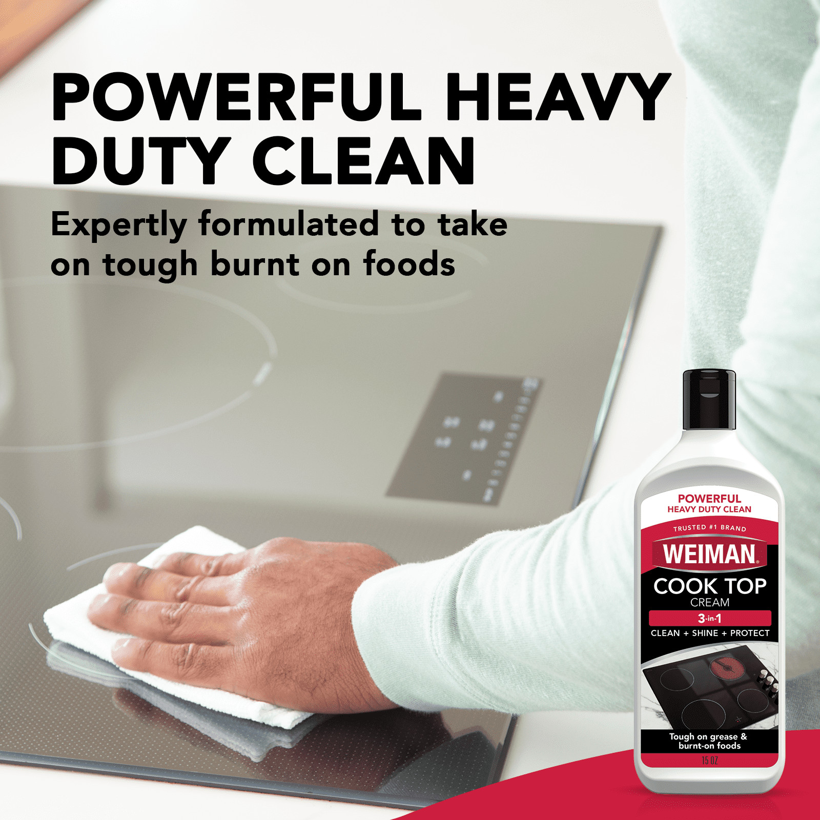 Weiman Glass Cook Top Cleaner, 15 Oz || Free Shipping