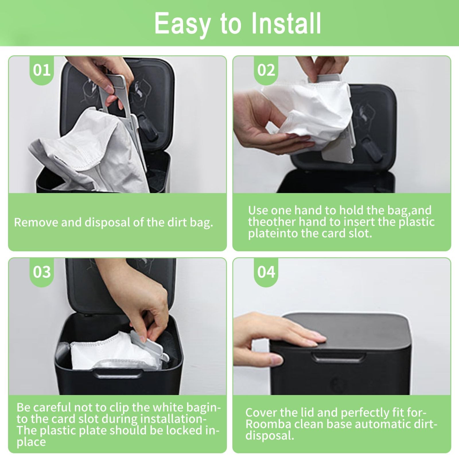22 Pack Vacuum Bags for iRobot Roomba 104 105 405 504 505 705 Combo 10 Max i7…