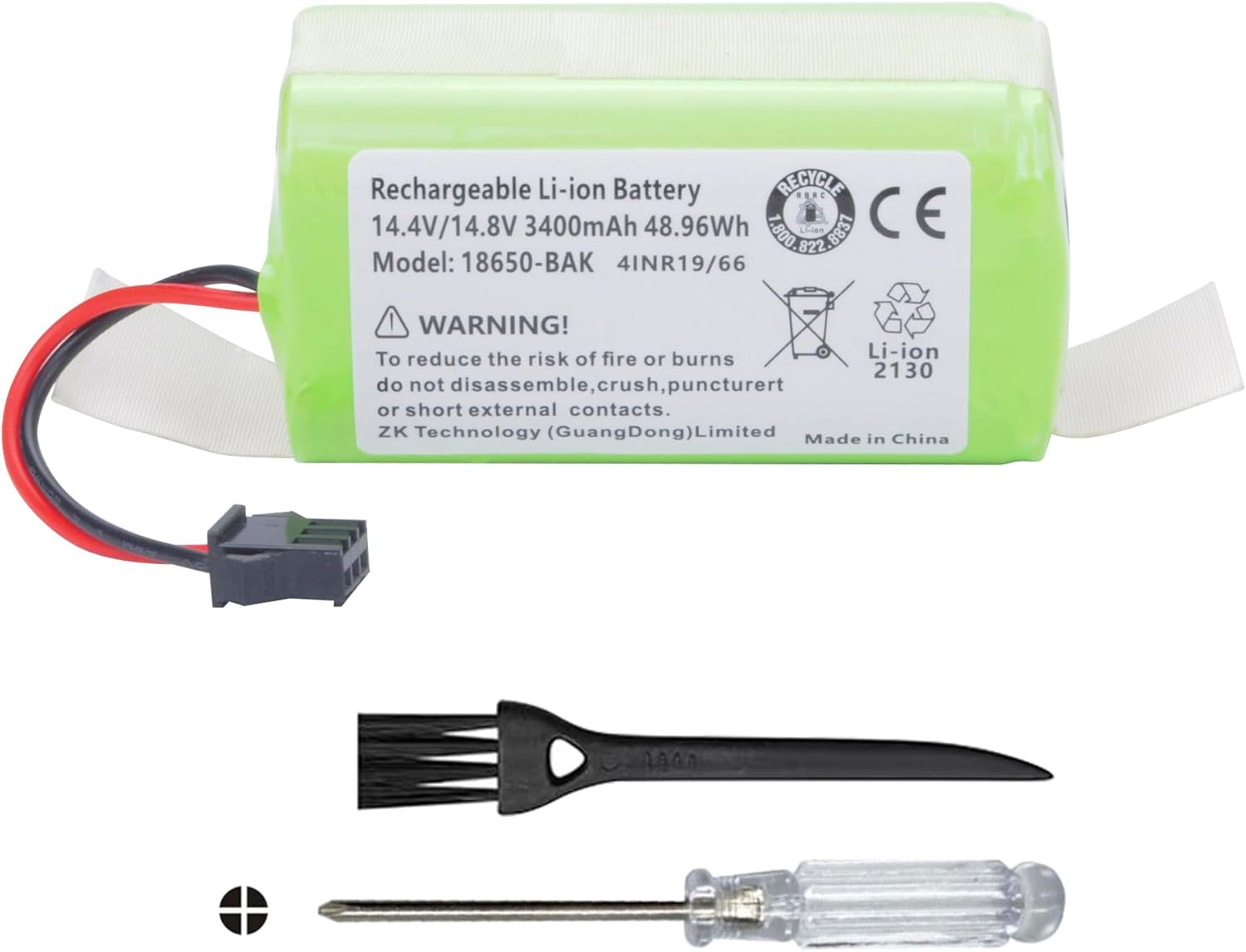 3400Mah Vacuum Cleaner Battery for Ecovacs Deebot N79 N79S N95 DN622 fr Eufy 11S