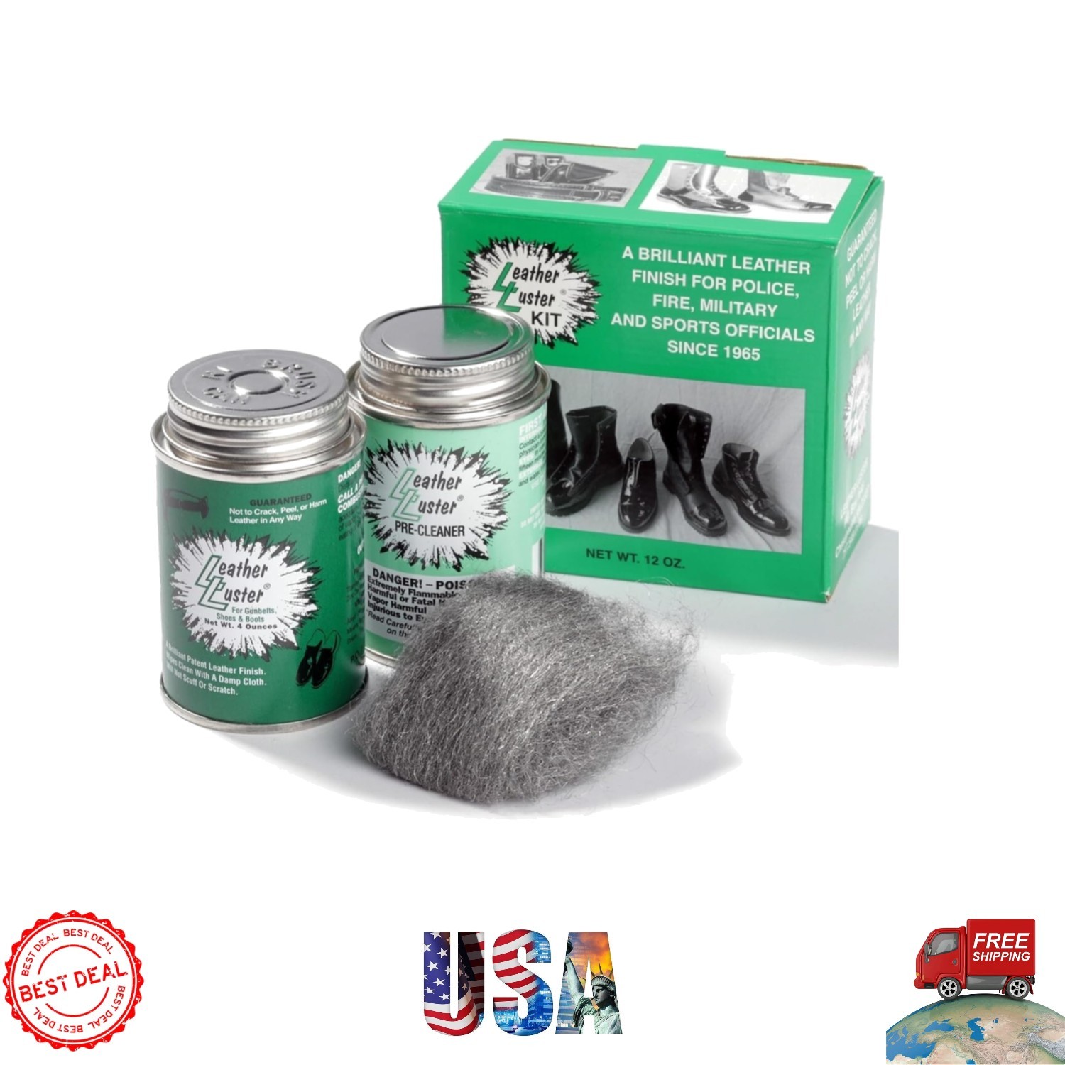 Easy-to-Use 12oz Leather Polish & Conditioner – Restore Your Leather Today!