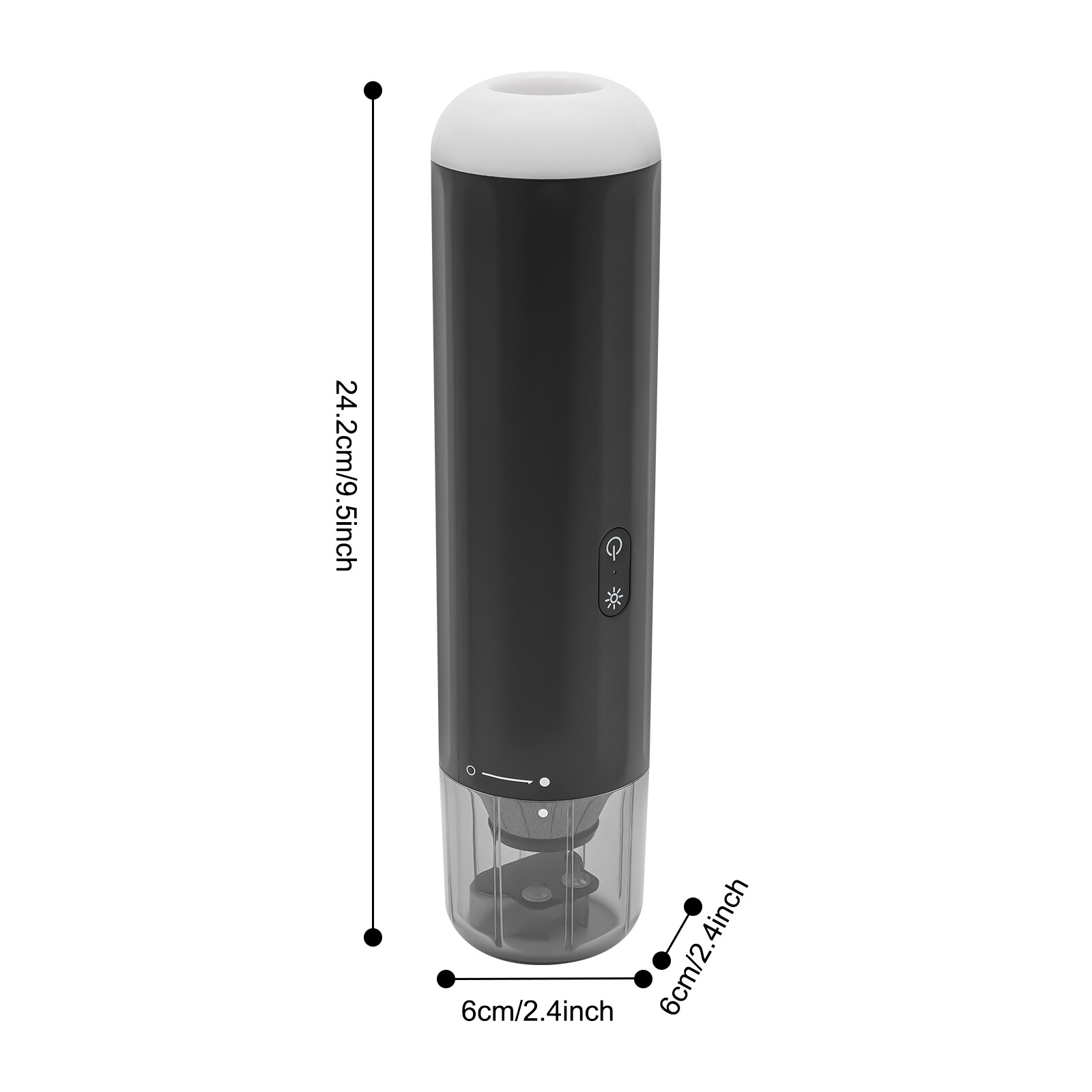 Handheld Vacuum Cleaner Cordless 10000Pa Strong Suction 110W with 6Nozzles&Light
