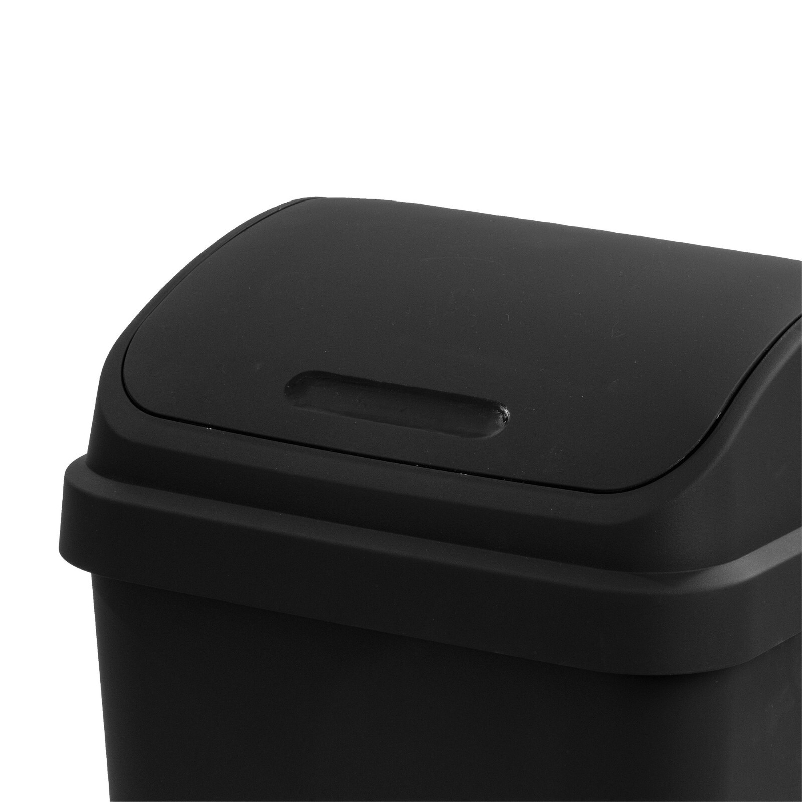 Kitchen Trash Can 13 Gallon Plastic Dual Swing Top With Lid Garbage NEW