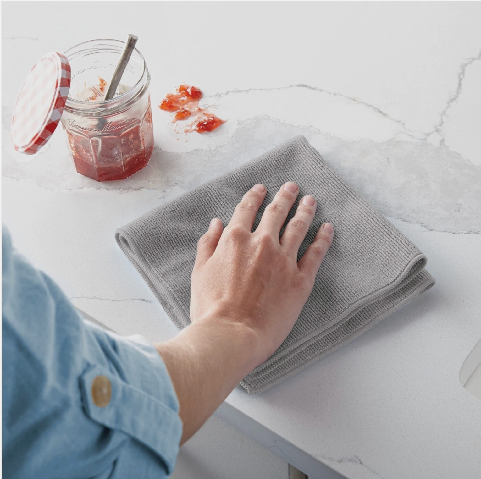 Microfiber Cleaning Cloths Set of 2 – Window, All Purpose – Scratch Free LAUREX