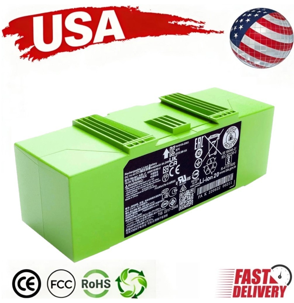 NEW 14.4V LI-ION BATTERY ABL-F FOR IROBOT ROOMBA E5 E6 I3 I4 I6 I7 I7+ I8 I8+ J7