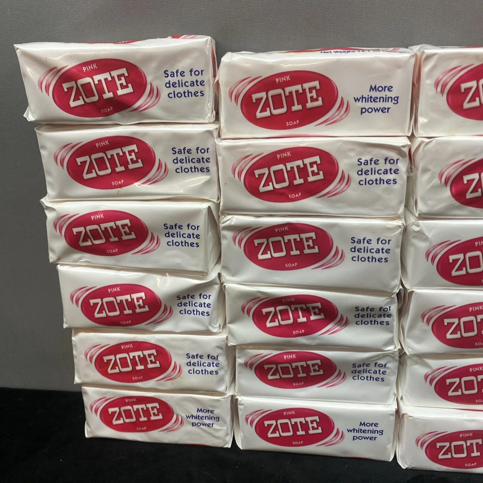 Zote Pink Soap Bars 14.1oz Hand Wash Soap for Stains 400g Large Soap (37 pack)
