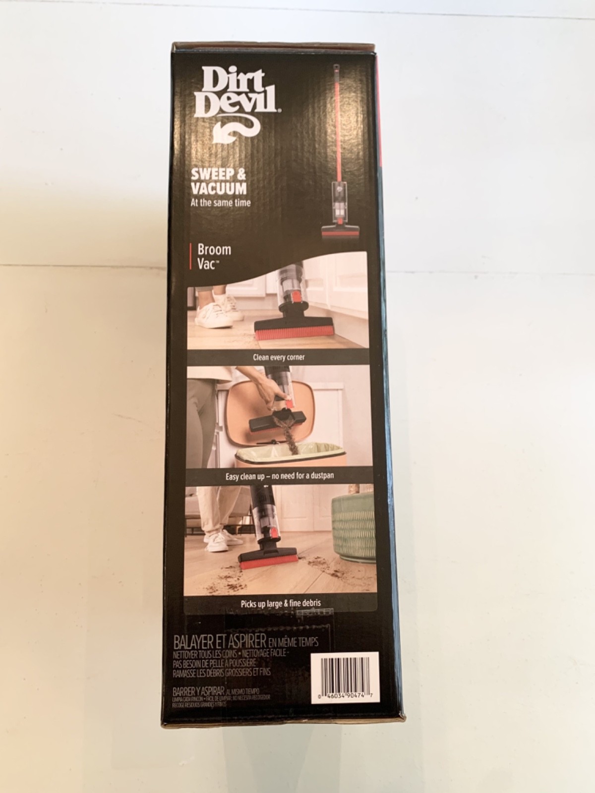 Dirt Devil Sweep & Vacuum Broom Vac Cordless Lightweight- BD45000V – NEW In Box
