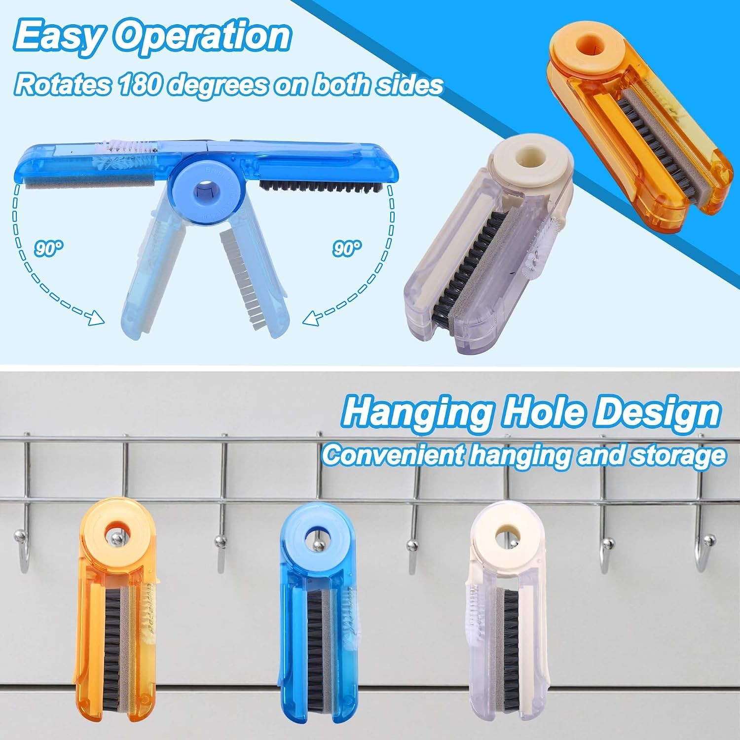 4 in 1 Multifunctional Cleaning Brush,3 Pack Water Bottle Cleaner Brush,Bottle