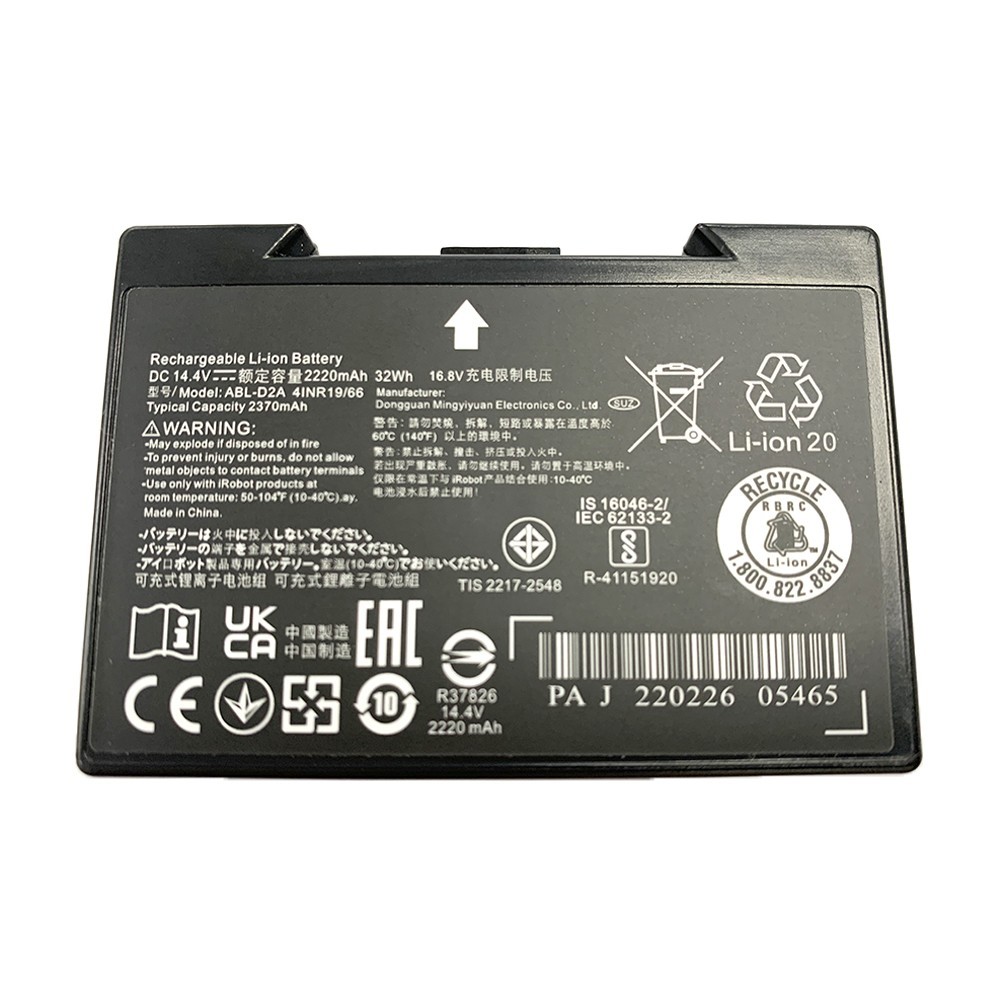 ABL-D2 Battery For iRobot Roomba e5 e6 i1 i2 i3 i4 i5 i6 i7 i7+i8+ j5+ J6 J7 J9+