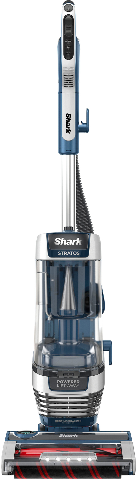 Shark – Stratos Upright Vacuum with DuoClean PowerFins HairPro, Self-Cleaning…