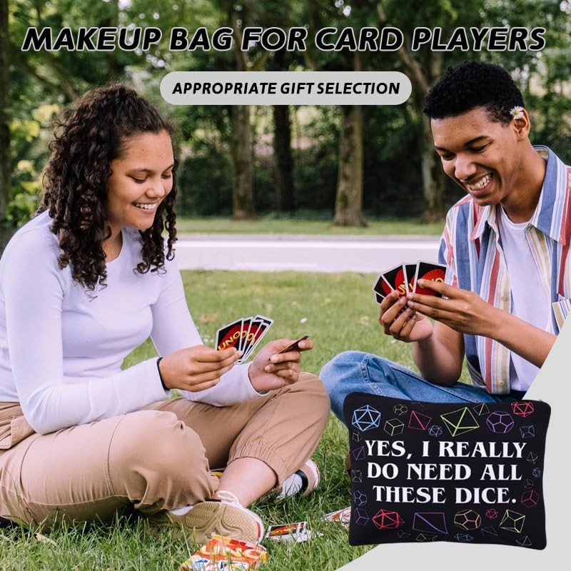 Sudaporn Yes I Really Do Need All These Dice Bag Makeup Pouch Dnd Player