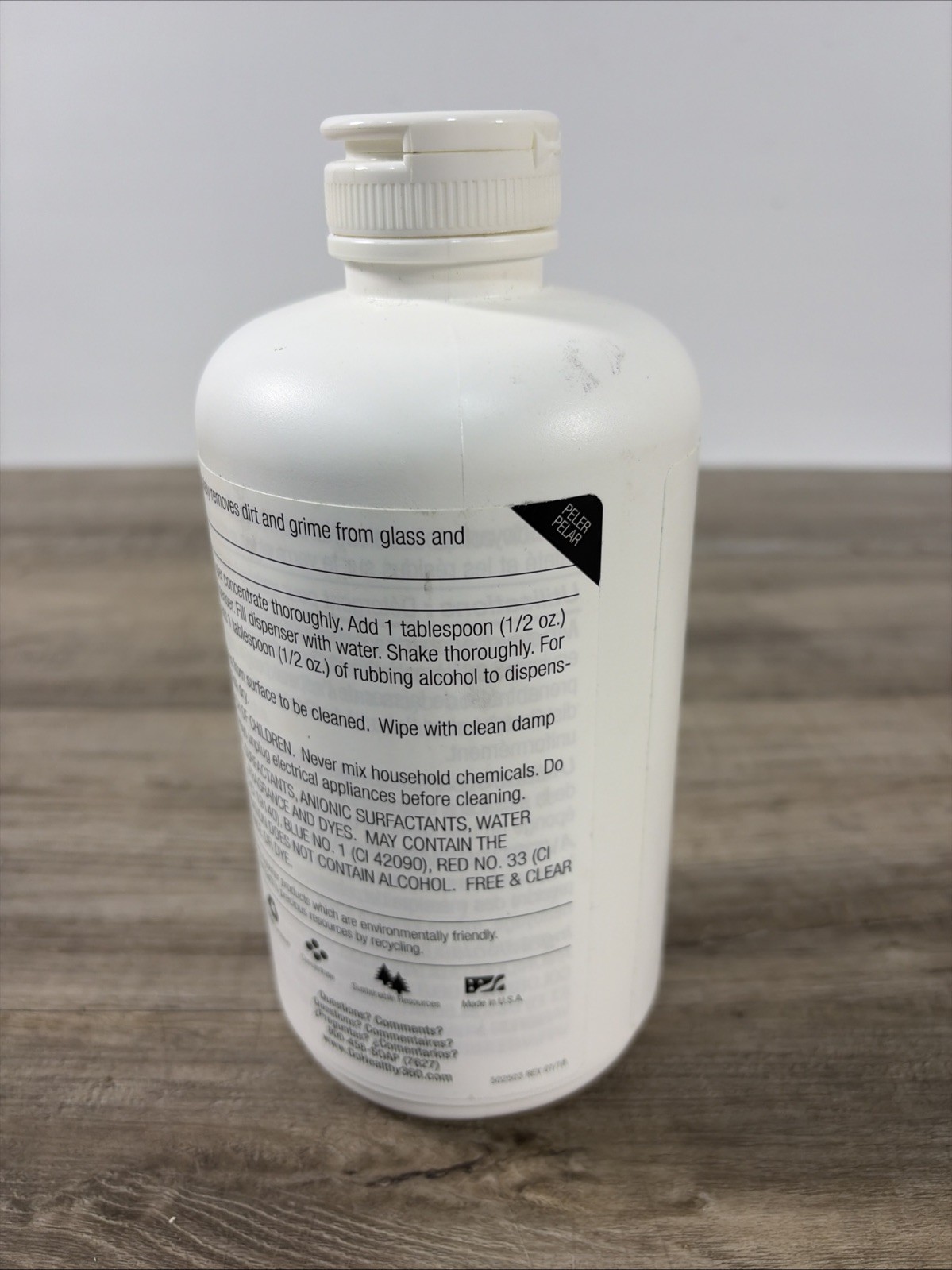 Natural Visions Kitchen & Bath Cleaner, Super Concentrate Lavender 1L -New