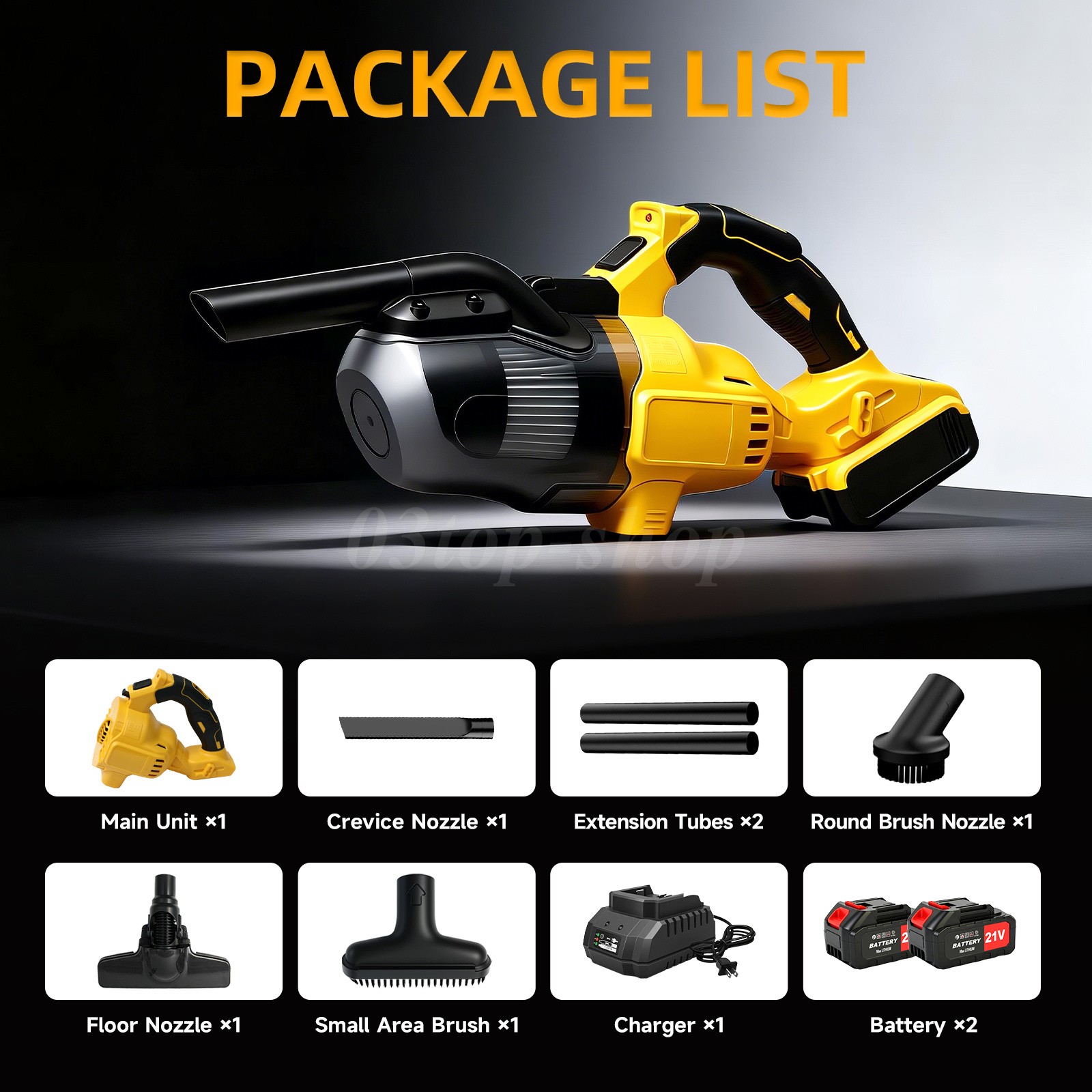 Cordless Vacuum Cleaner 5 in 1 Handheld Electric Vacuum Cleaner with 21V Battery