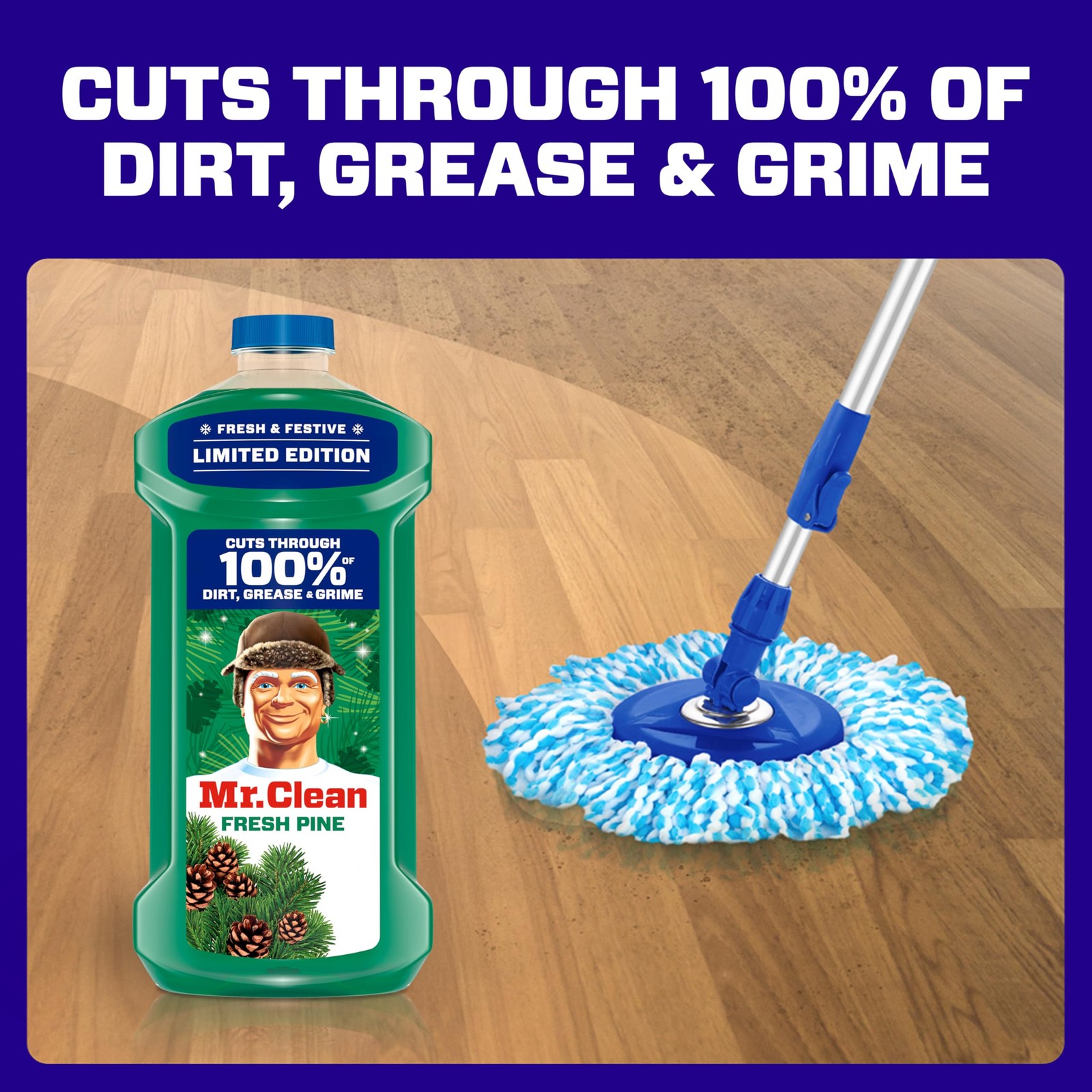 Mr. Clean All Purpose Cleaner, Cleaning Liquid, 41 Fl Oz (Pack of 1), Green
