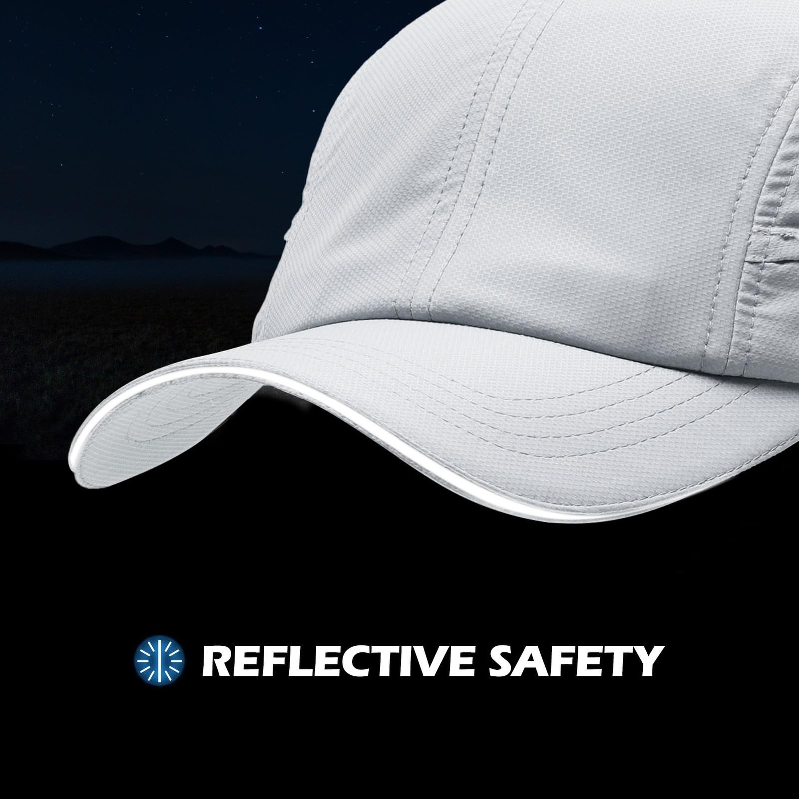 Oversize XL XXL Mens Waterproof Quick Dry Baseball Cap Lightweight Cooling Br…