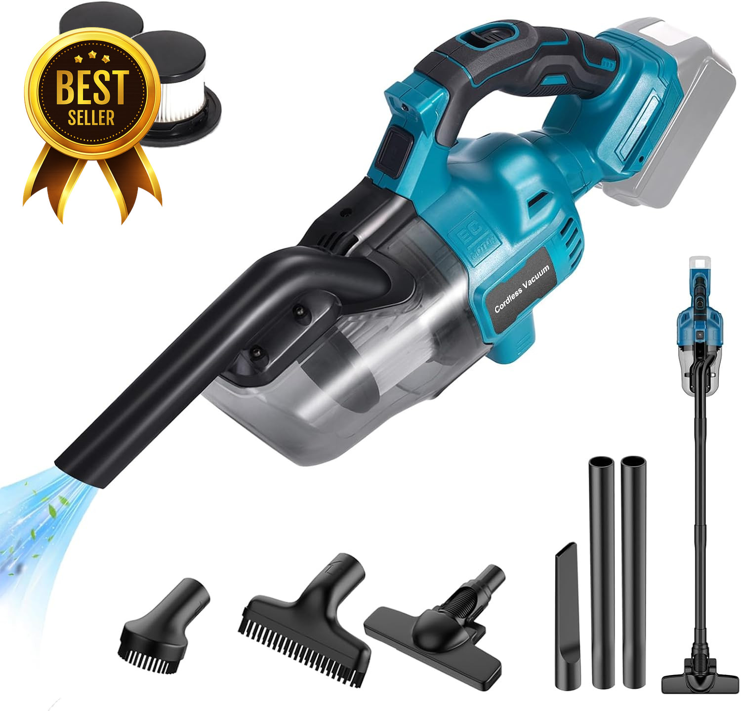 Makita 18V Cordless Handheld Vacuum Cleaner Portable Wireless Pet Hair Tool Only