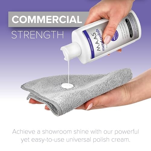 Maas Liquid Metal Polish 8oz, Multi-Use