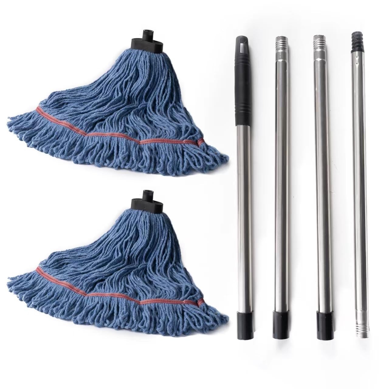 Matthew Large Commercial&Residential Mop Heavy Duty Industrial Mops w/Screw-o…