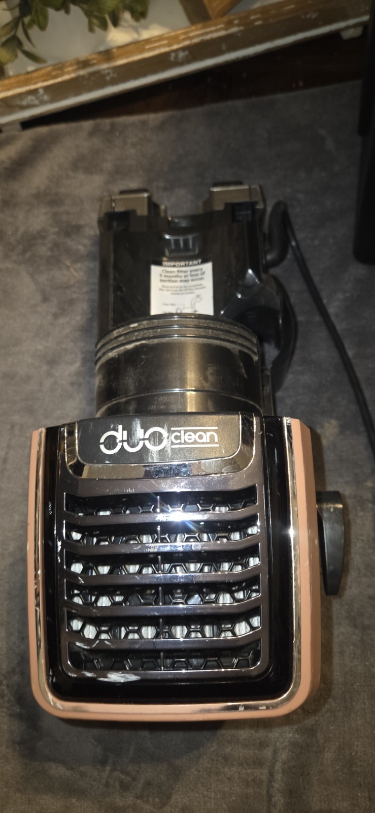 Shark Chassis/Motor/Main Unit for APEX DuoClean QU922QBL Vacuums w/Power Cord,