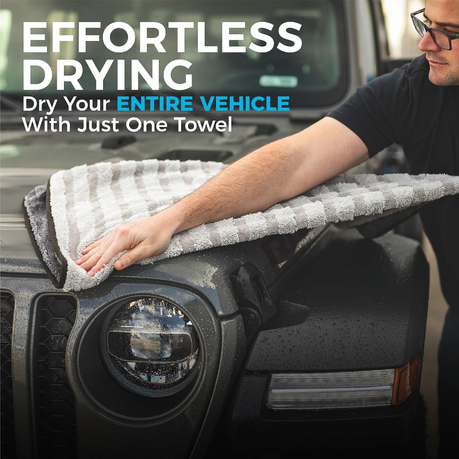 Vehicle Drying Towel, Ultra-Absorbent, Scratch-Free