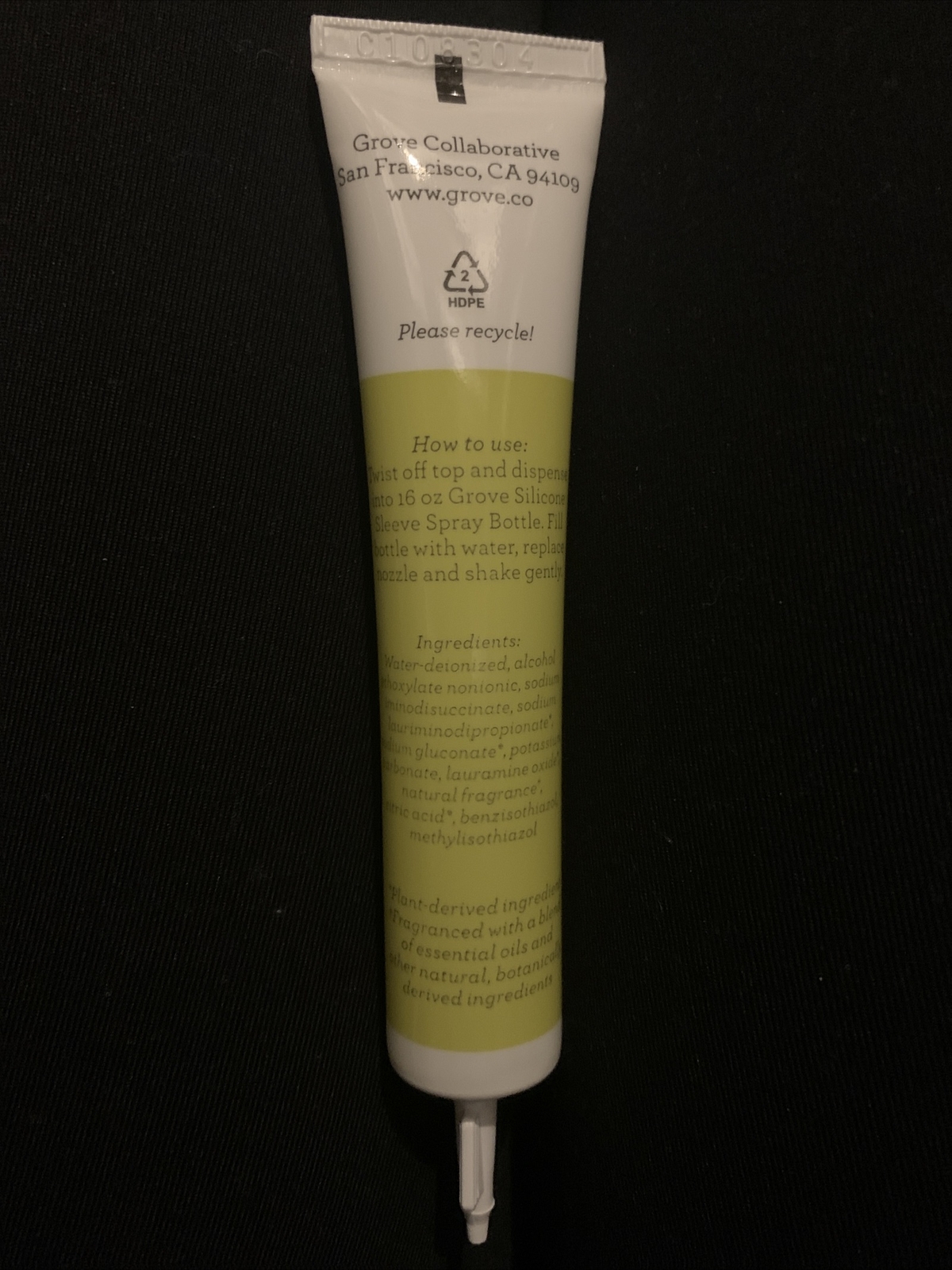 Grove Collaborative Floor Cleaner Concentrate Lavender & Thyme 1oz