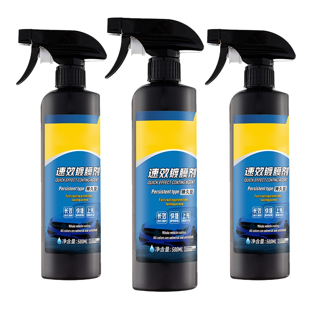 500ML Set Sopam* Car Coating Spray Protection Quick Car Wax Polish Motorcycle