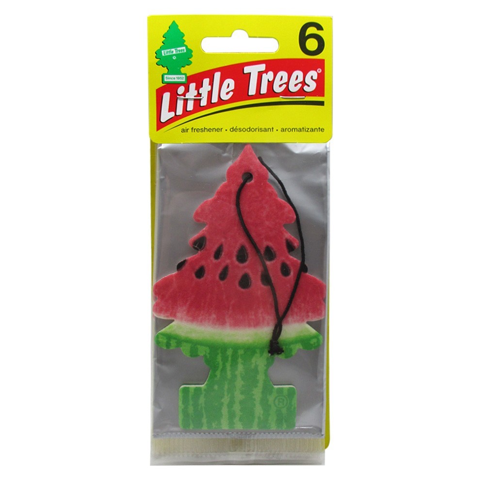 30 x LITTLE TREES Car Air Freshener – Watermelon Scent, Provides Long Lasting