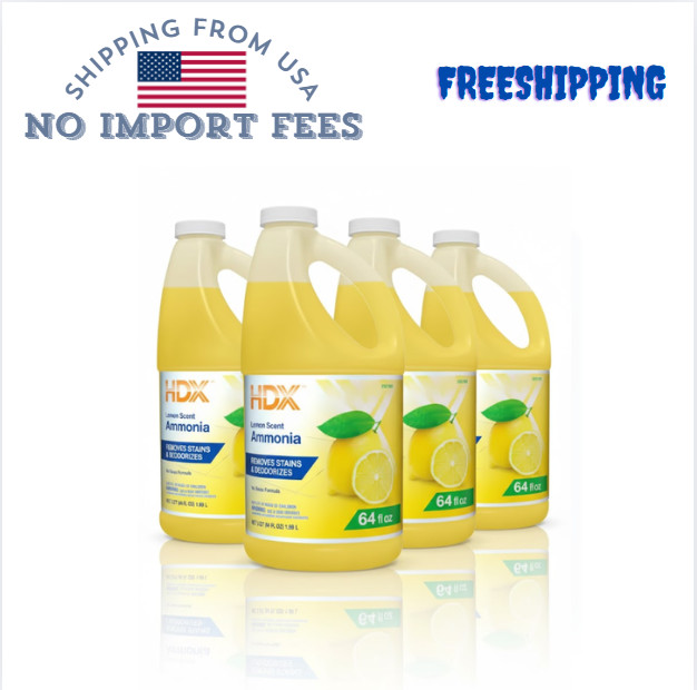 HDX 64 oz. Lemon Ammonia All-Purpose Cleaner (4-Pack)
