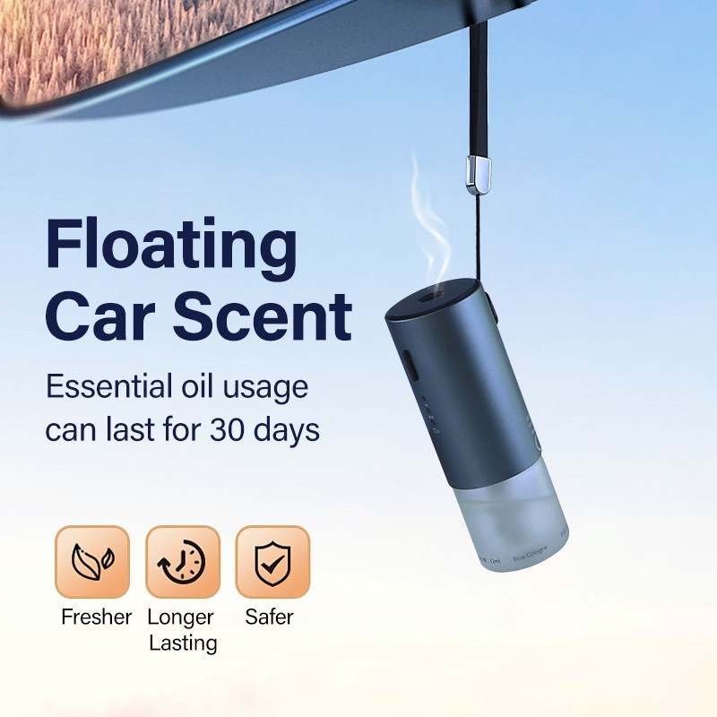 Smart Car Air Freshener Diffuser – 3-Speed Adjustable, Long-Lasting Aroma