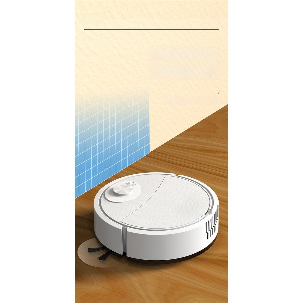 Ultra Thin 5.4cm Robot Vacuum Cleaner Mop Sweeper for Home 18×5.4x18cm