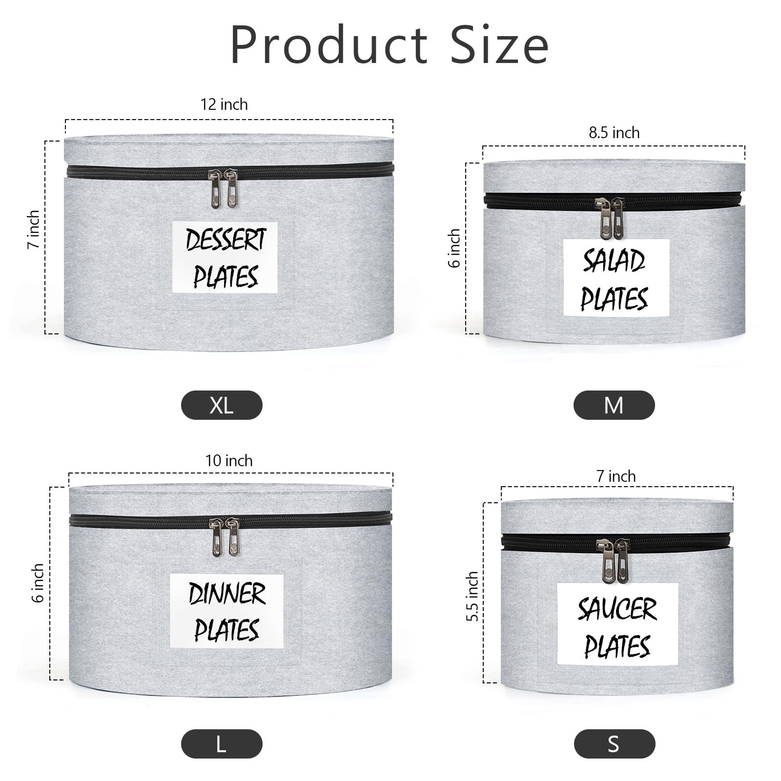 4 PCS Hard Shell China Storage Containers For Dinnerware Moving Box Dividers