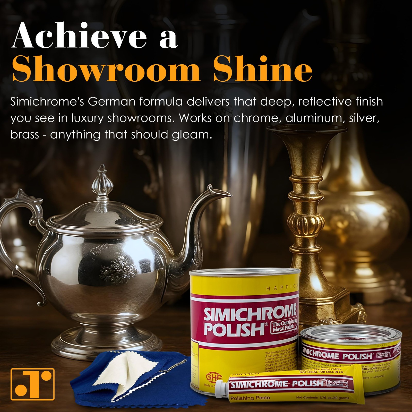 Rosenthal Collection Simichrome Polish – Metal Polish Compound for Chrome, Al…