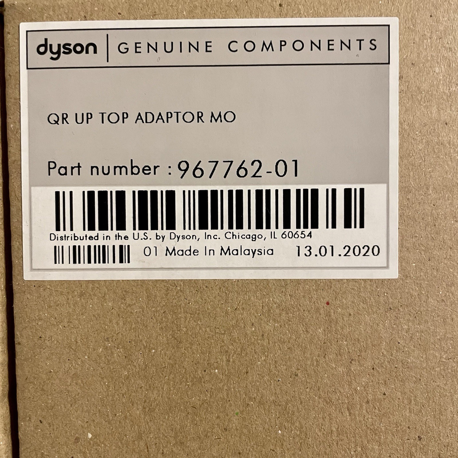 Dyson 967762-01 Quick Release Up Top Adaptor MO Tool / NIB