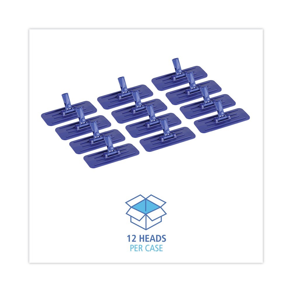 Boardwalk 405 4″ x 9″ Plastic Swivel Pad Holder – Blue (12/Carton) New