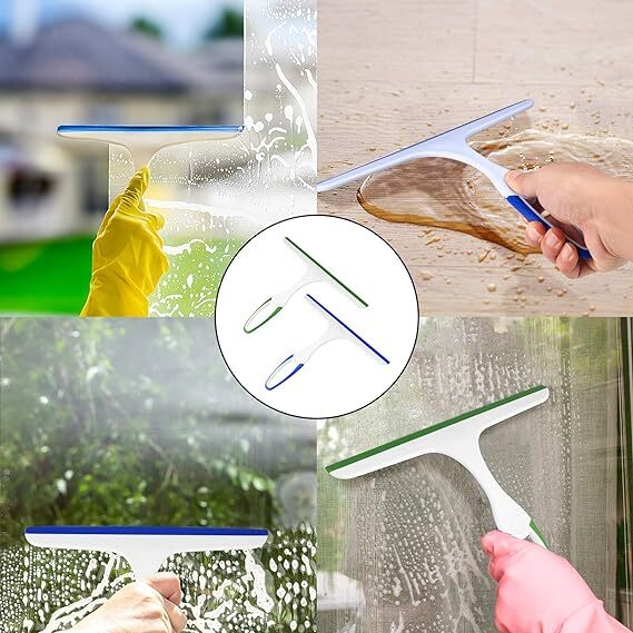 Window Mirror Car Windshield Squeegee Shower Glass Wiper Kitchen House Clean US
