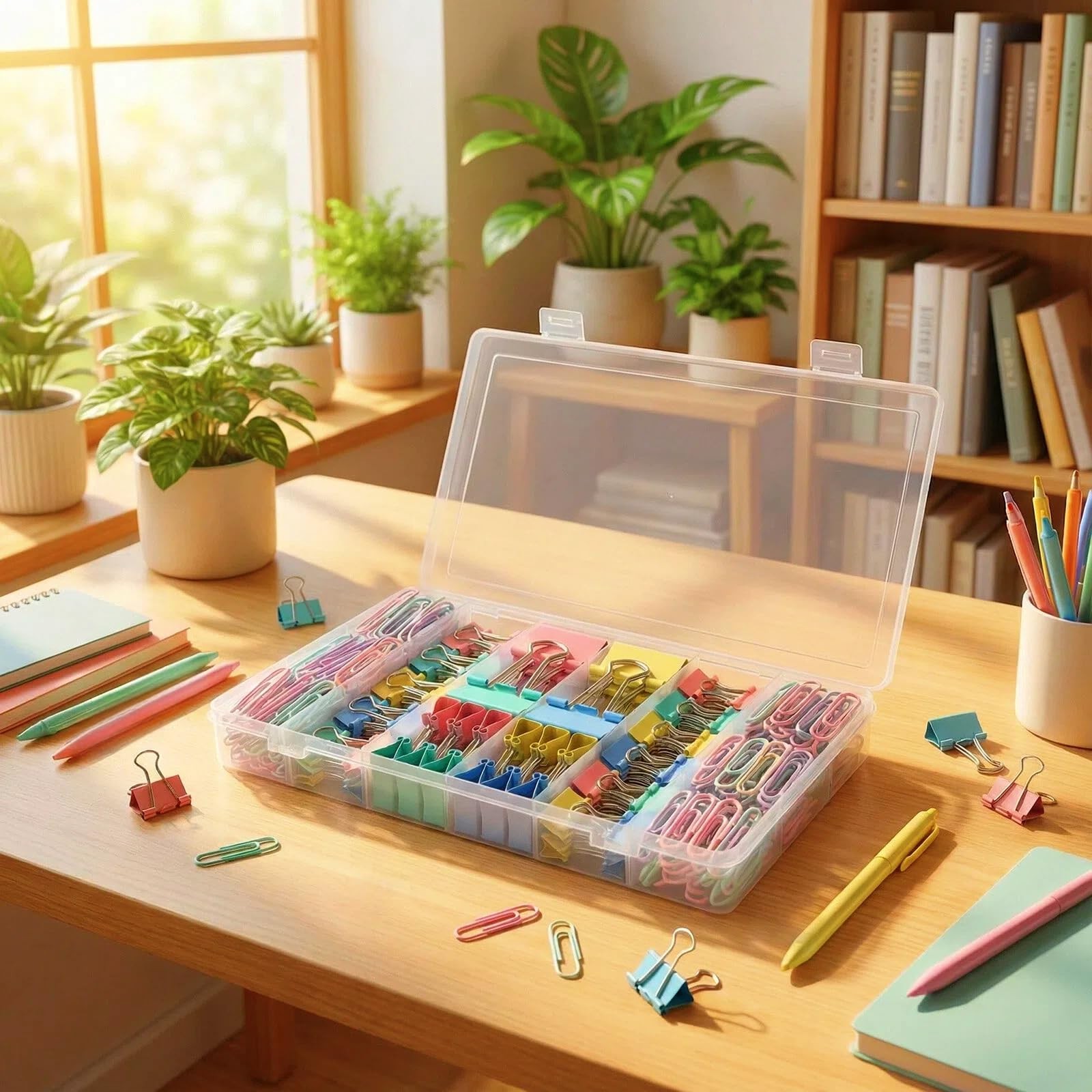 276Pcs [0.59in-0.75in-1.0in-1.26in], [1.1in-1.3in], Blue, Pink, Yellow, Green