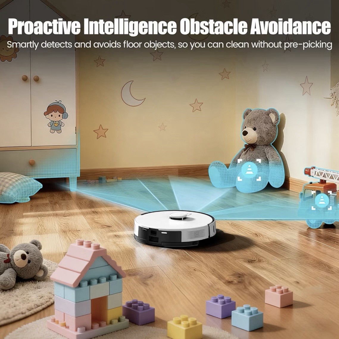 Robot Vacuum & Mop w/ Self-Emptying Dock – LiDAR, 12,000Pa, App Control