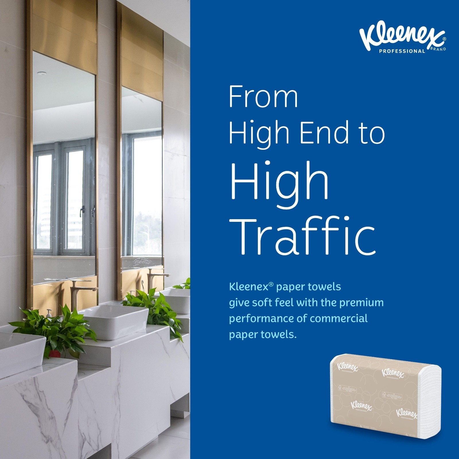 Kleenex Professional Universal Multifold Paper Towels, Bulk (01890), Absorbency
