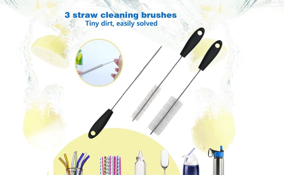Flexible Drain Pipe Brush，Suitable for AC Drain Lines、cpap Cleaning、Shower Drain