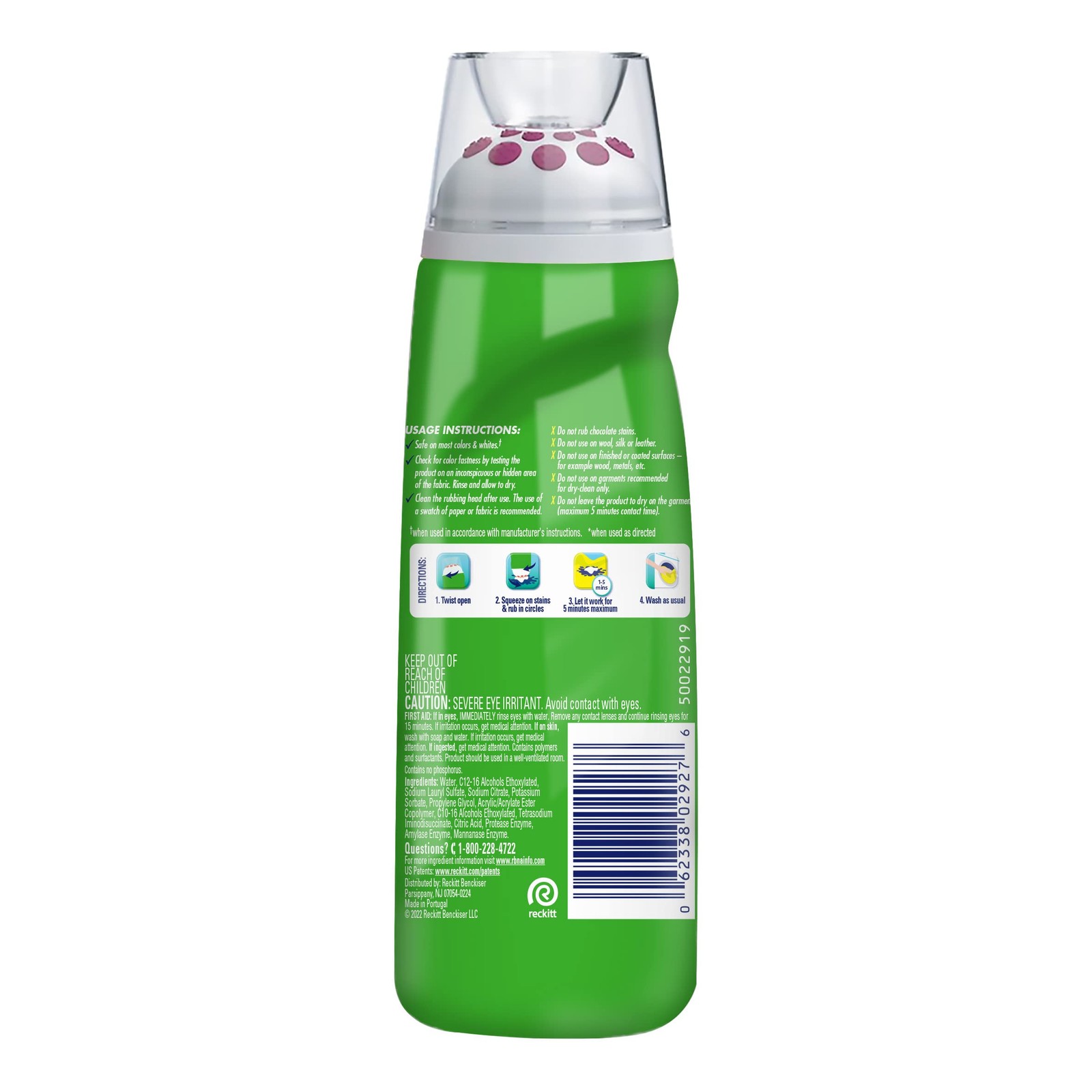 Spray ‘n Wash Max Gel Pre-Treat Laundry Stain Stick, 6.7 Fl Oz (Pack of 1)