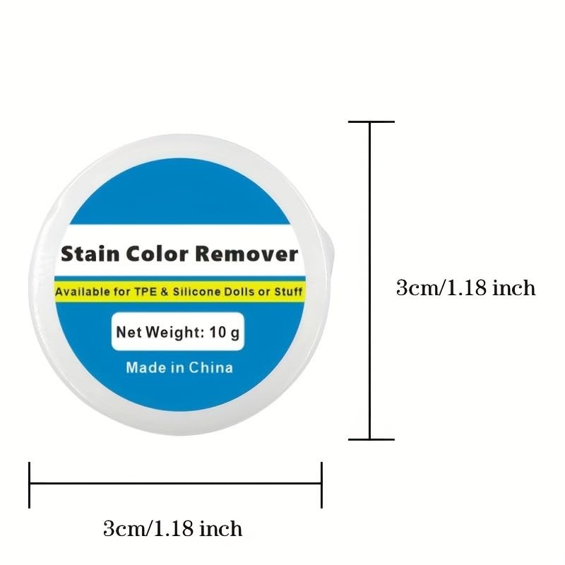 Stain Color Remover for TPE Dolls Silicone Dolls,Dechroming Cream for PVC Kit…