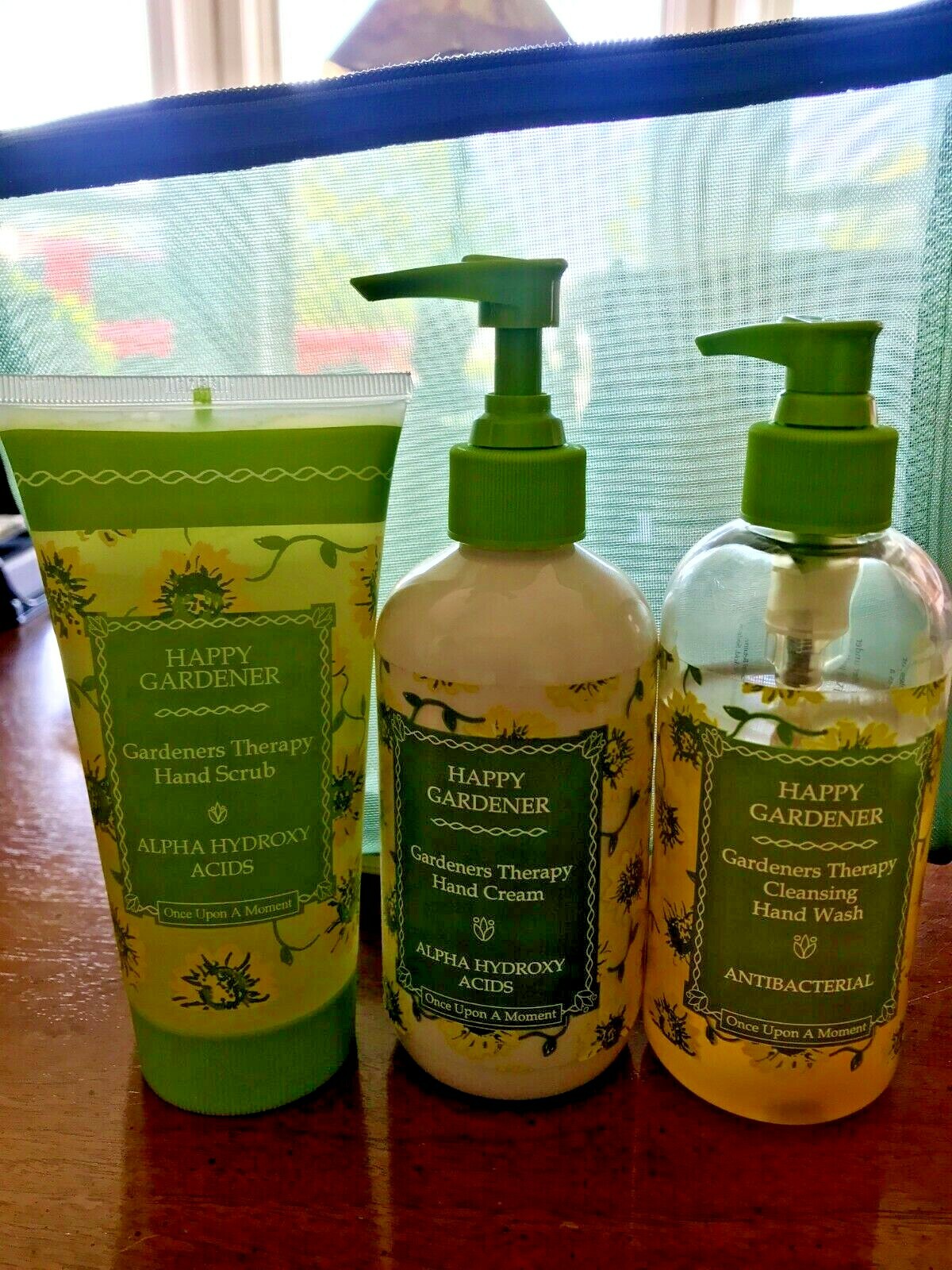 HAPPY GARDENER HAND SCRUB,LOTION AND CLEANSER 3 PACK