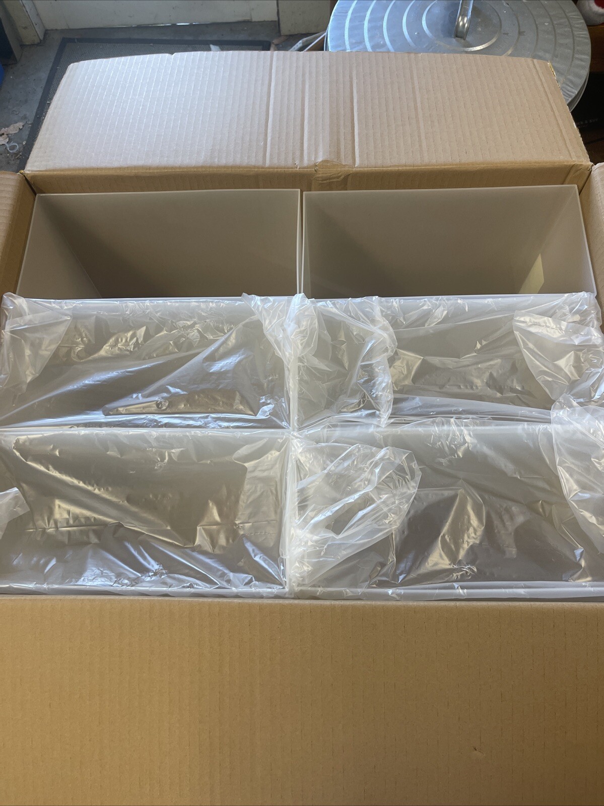Muji Polypropylene Filebox/Wide Standard Type W15xD32xH24cm Set of 6 Clear