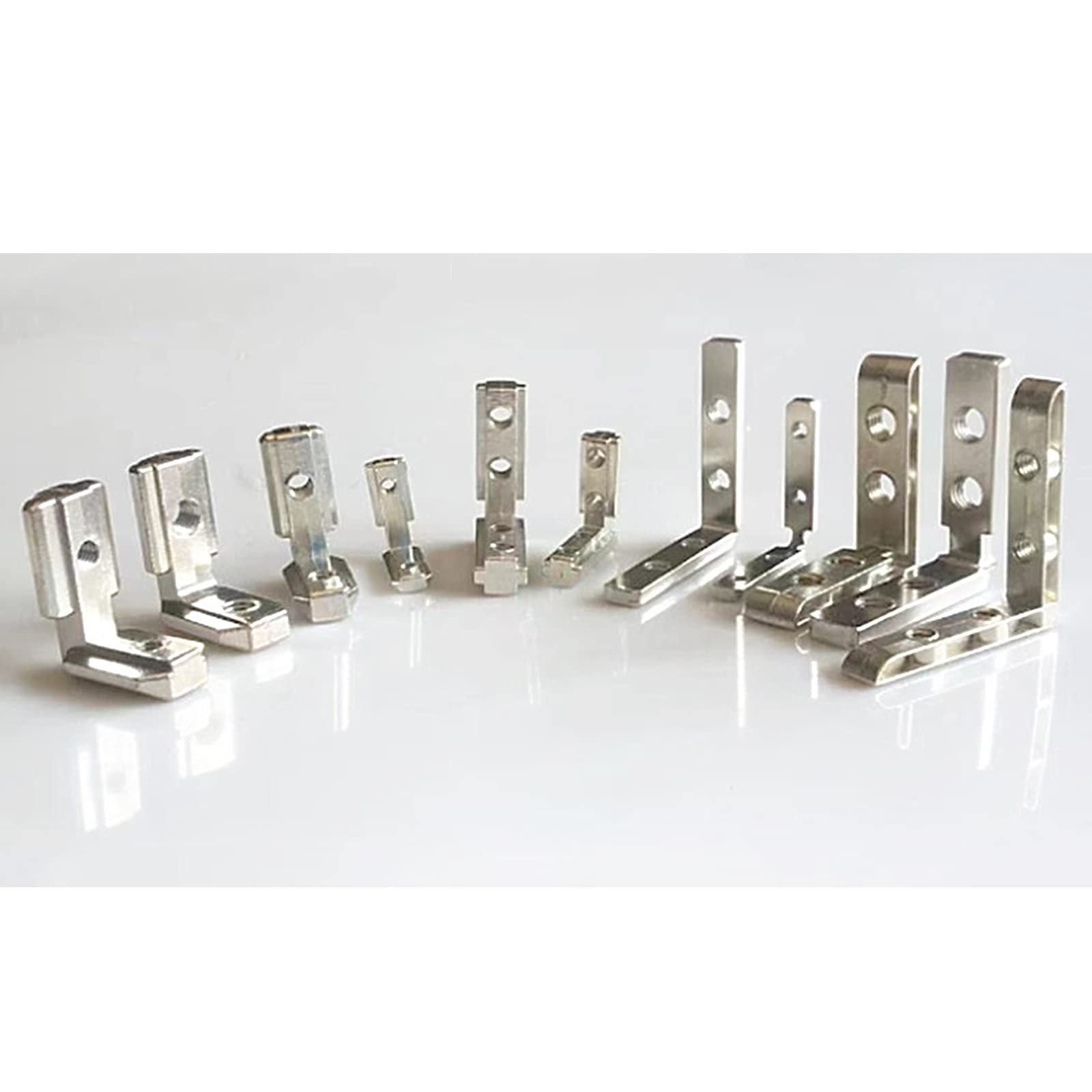 2020 Aluminum Extrusion Profile Corner Bracket Connector Kit 5mm Screw 20 PCS