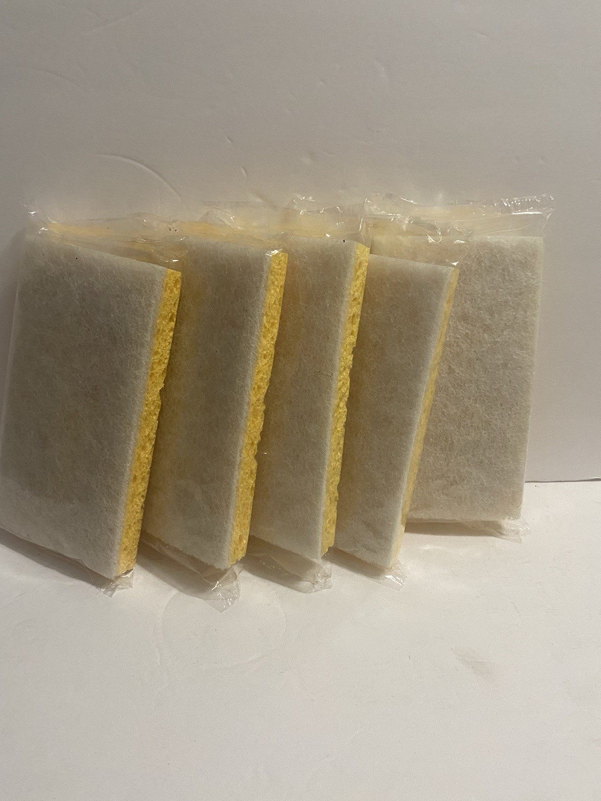 Kitchen Sponges Double texture multipurpose cleaning 6”x3.5×0.75”resistant 5pcs