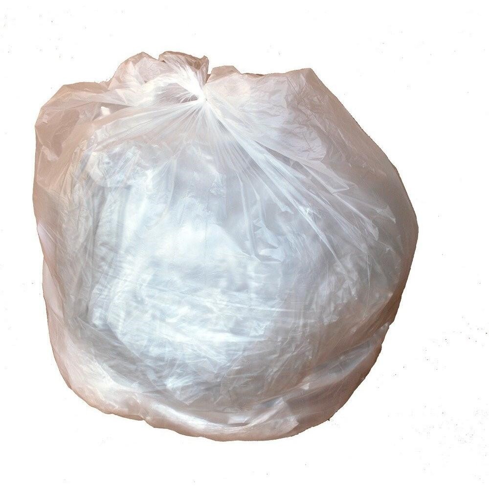 PlasticMill 6 Gallon, Clear, 6 Micron, 20×22, 100 Bags/Case, Garbage Bags.