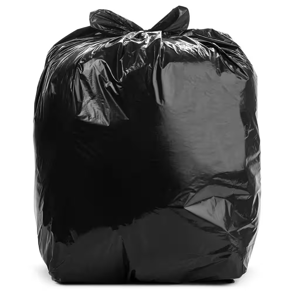 45 Gal. Heavy-Duty Black Trash Bags – 40 In. X 47 In. (Pack of 100) 1.5 Mil (Eq)