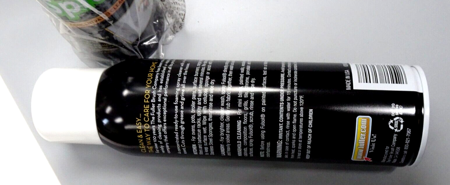 Discontinued Fuller Brush Co Fulsol Spray 18Oz Concentrated Foam Cleaner MIP
