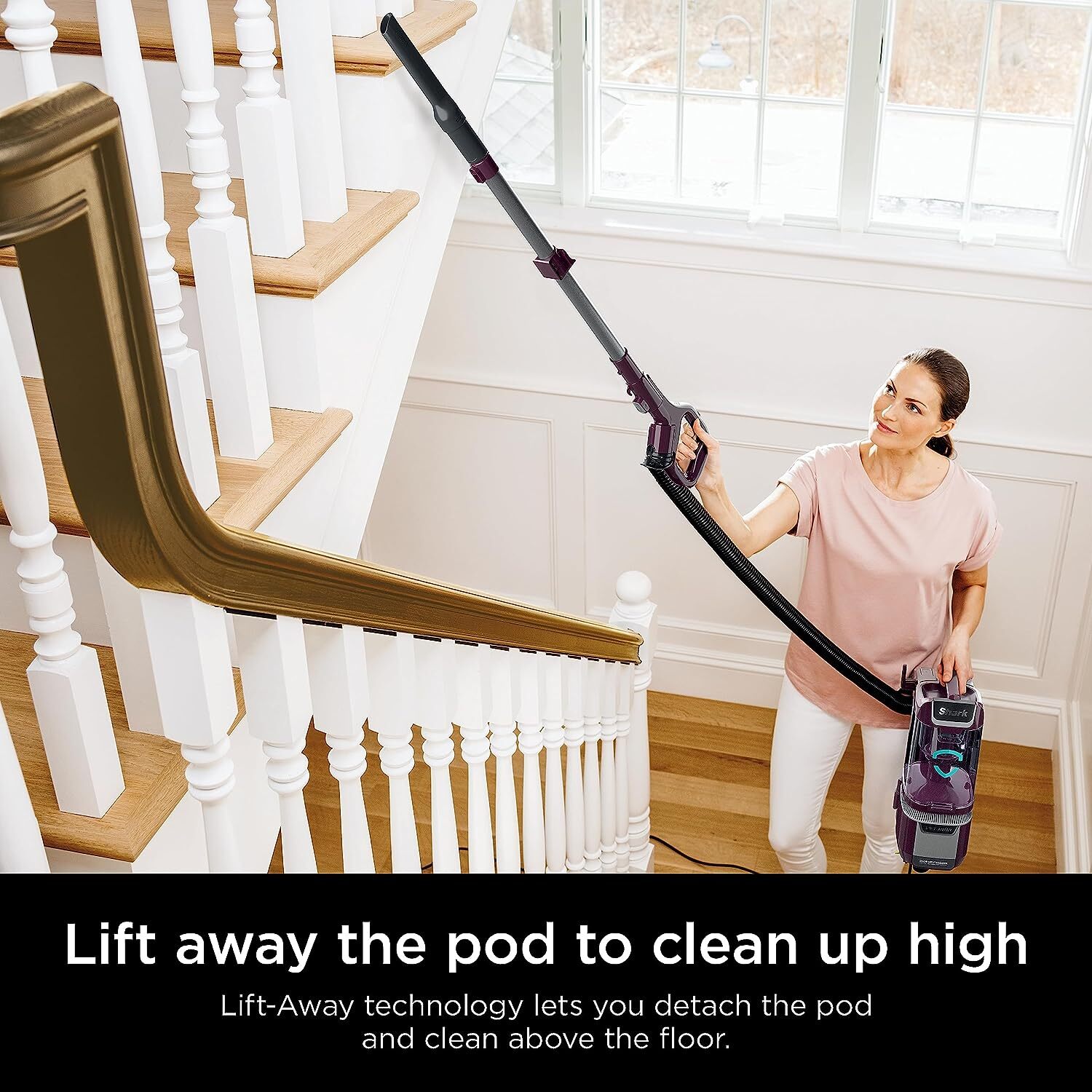 Shark Rotator Pet Lift-away Adv Upright Vacuum/duoclean Powerfins Hairpro/odor