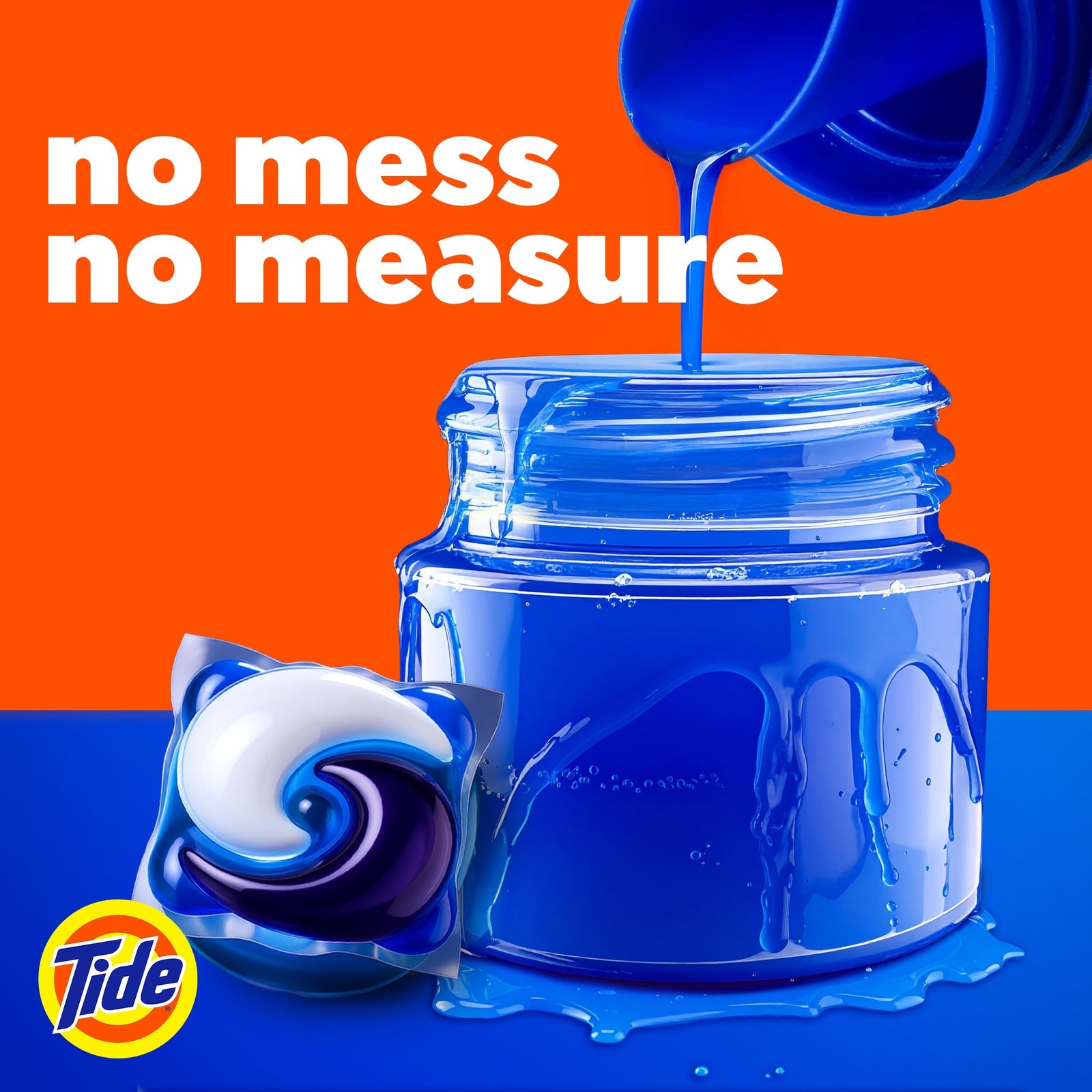 Tide Hygienic Clean Power PODS Laundry Detergent 45 Count (Pack of 1), rust